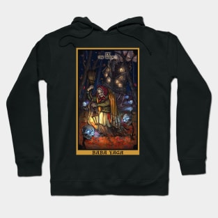 Baba Yaga The Hermit Tarot Card Hoodie